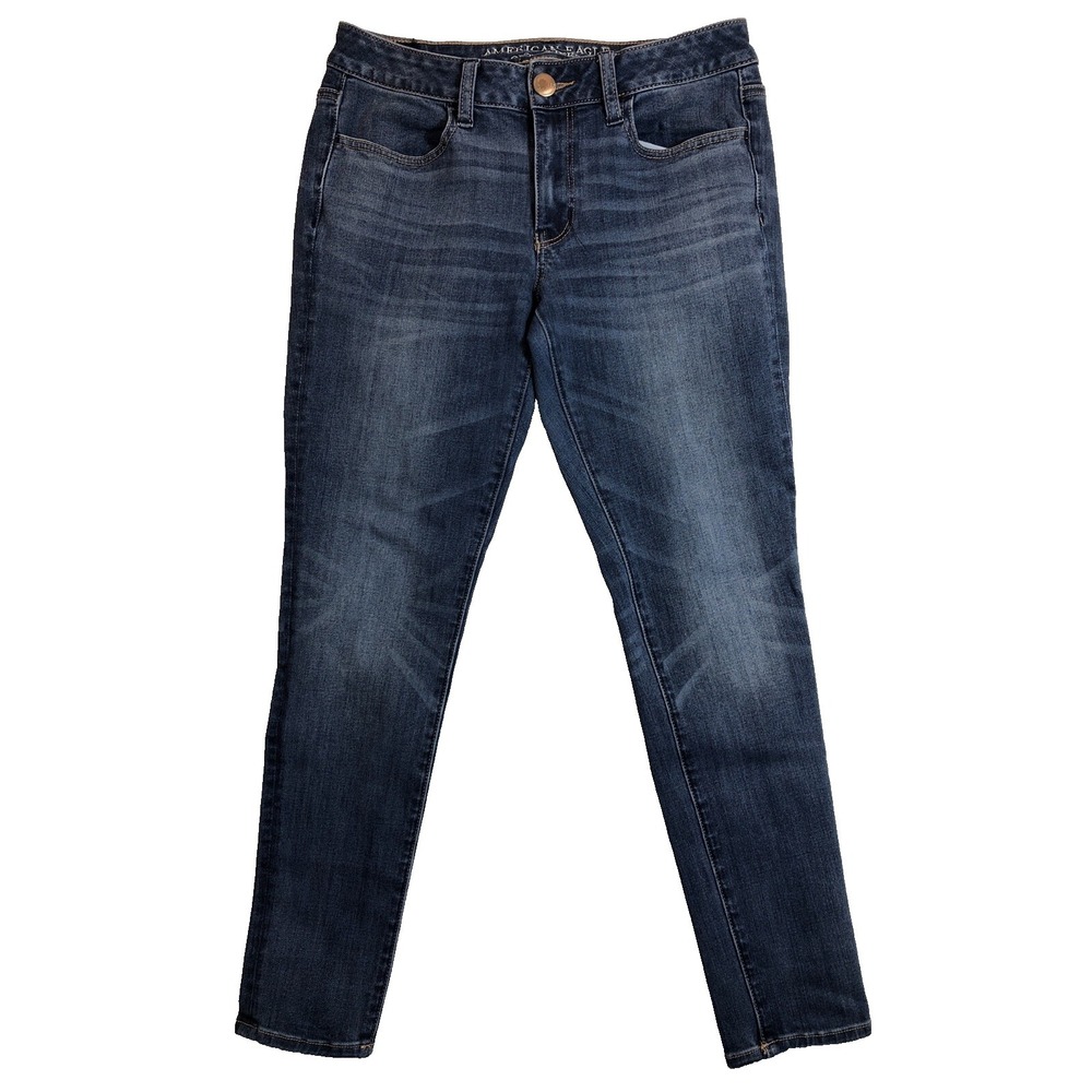 American Eagle Jeans Women's 6 Short Denim‎ Jegging Skinny 360° Super Stretch